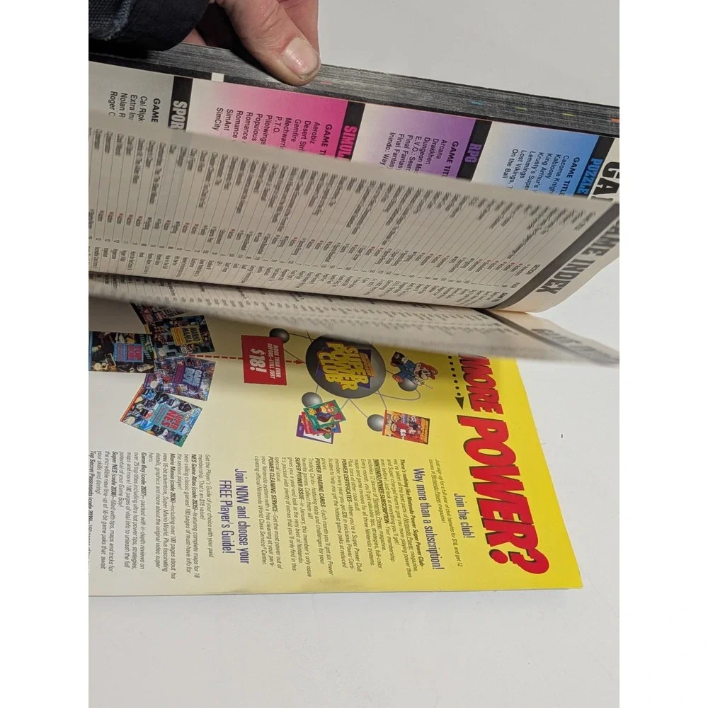 1991 Official Nintendo Player's Guide NES Games‎ Review Guide Ships Fast
